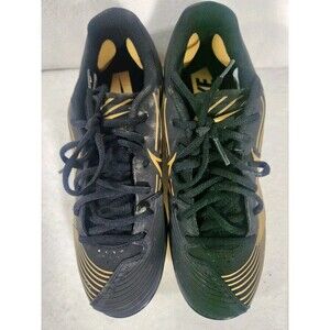 Nike Softball Hyperdiamond 3 AO7920-005 Black Gold Women’s Size 8.5